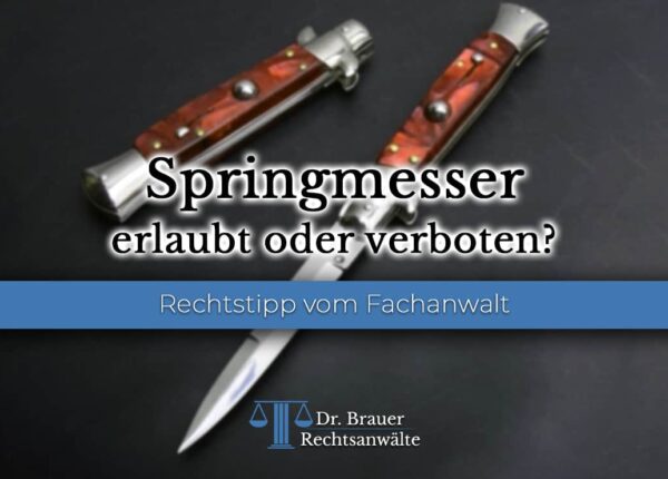 Sind Springmesser in Deutschland erlaubt oder verboten?