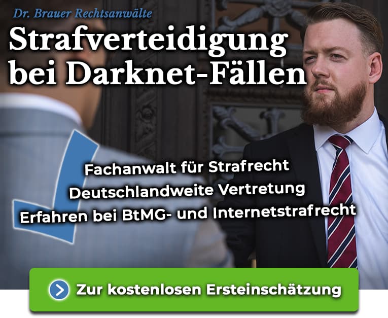 Strafverteidigung bei Darknet Strafrecht - kostenlose Ersteinschätzung vom Fachanwalt