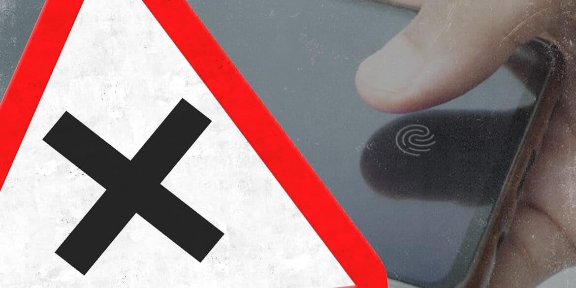 Vorsicht: Fingerabdruck zur Entsperrung des Smartphones vermeiden!