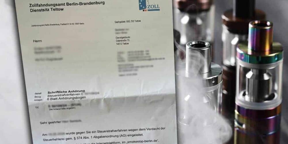 Steuerstrafverfahren wegen Smokestop Berlin