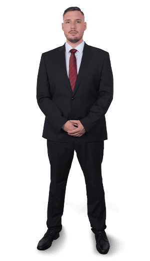 Rechtsanwalt Patrick Bass in Lebensgröße